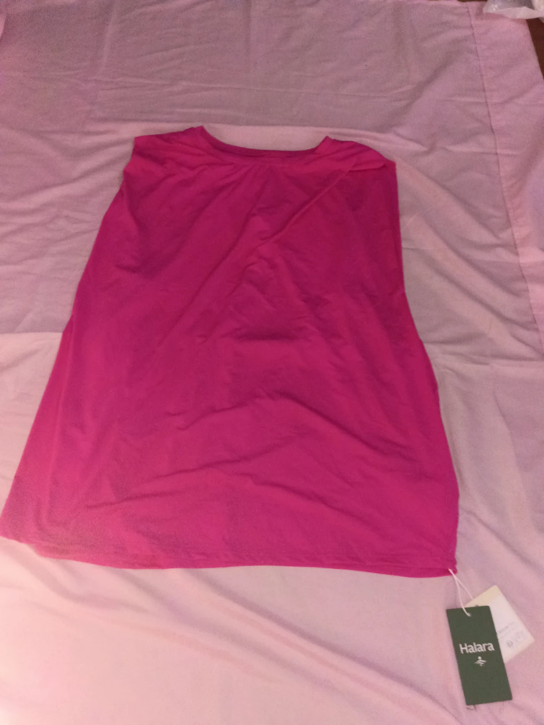Halara Pink Ruched Design Tank Top - photo 2
