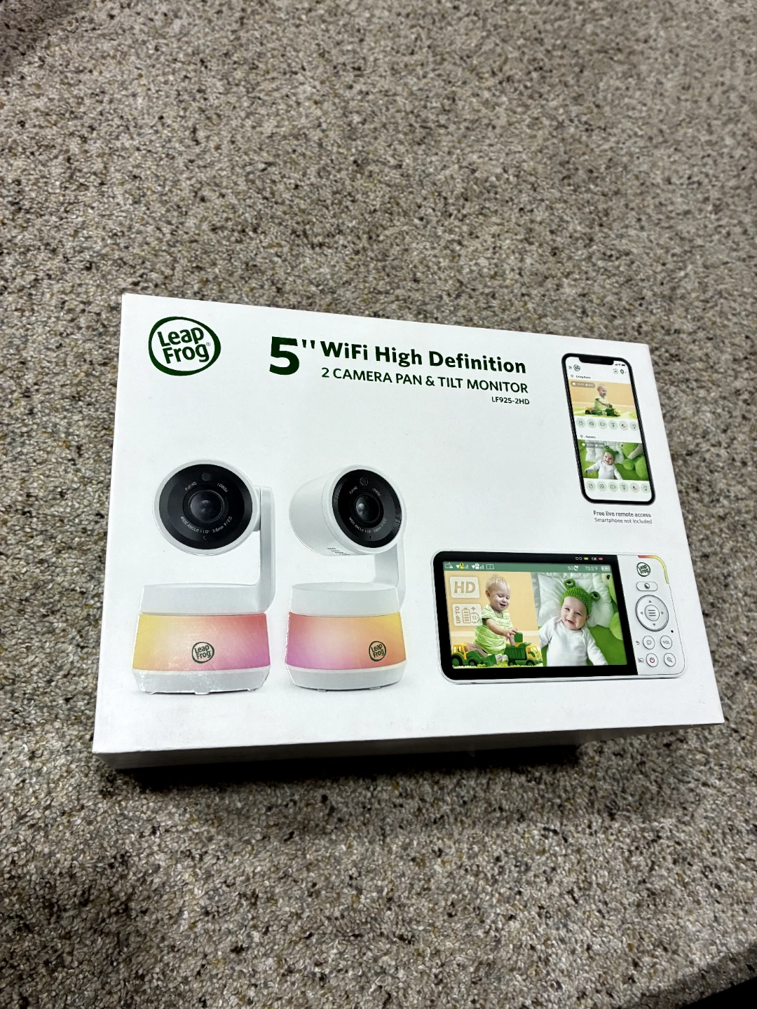 Leap Frog 5" WiFi High Definition 2 Camera Pan & Tilt Monitor