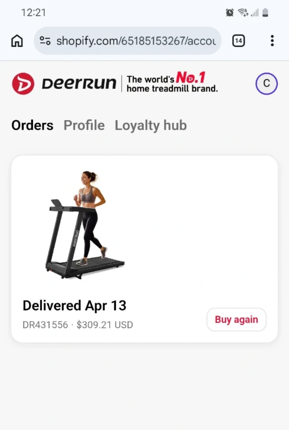 Deerrun A1Pro folding/incline treadmill  with mat - photo 2