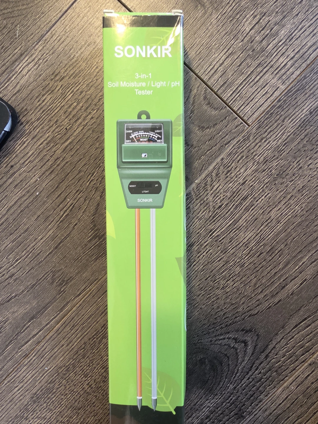 SONKIR 3-in-1 Soil Moisture, Light, pH Tester
