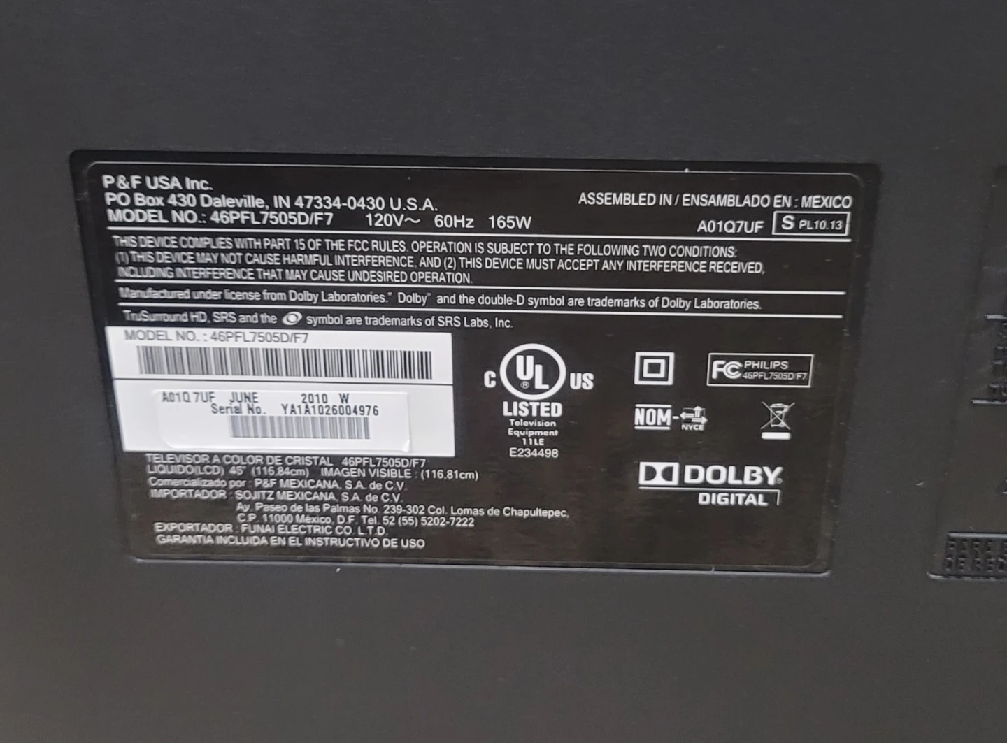 Philips 47" LED TV - photo 4