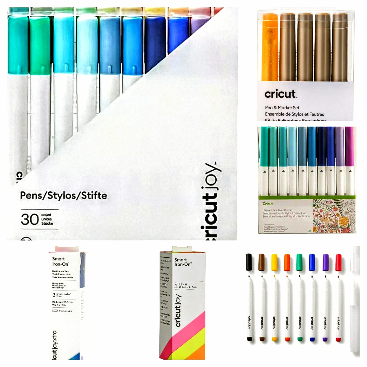 Cricut Glitter Gel Pens, Smart Label, Smart Vinyl