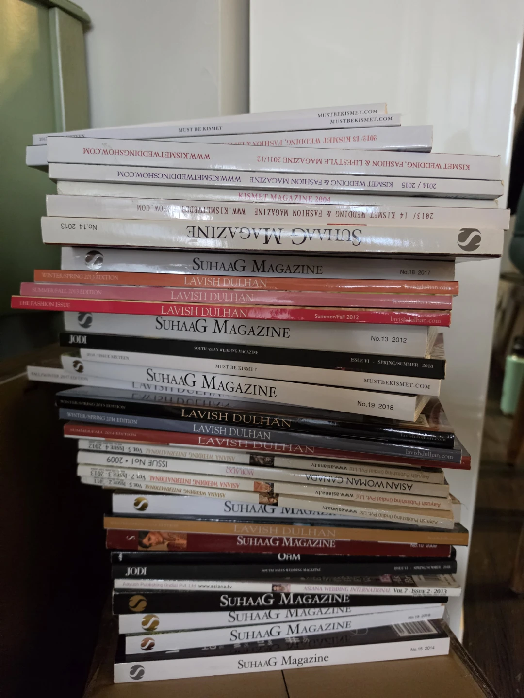 Stack of Fashion Magazines