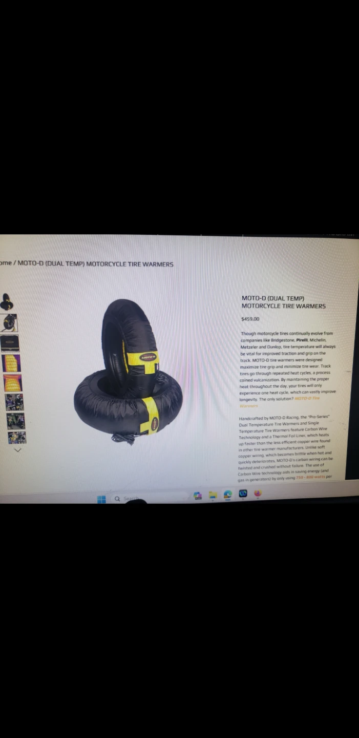 MOTO-D Racing Tire Warmers