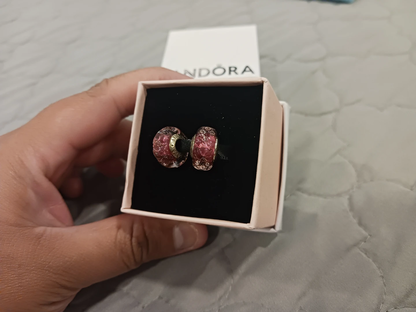 Pandora Pink Charm Beads Set -2 - photo 3