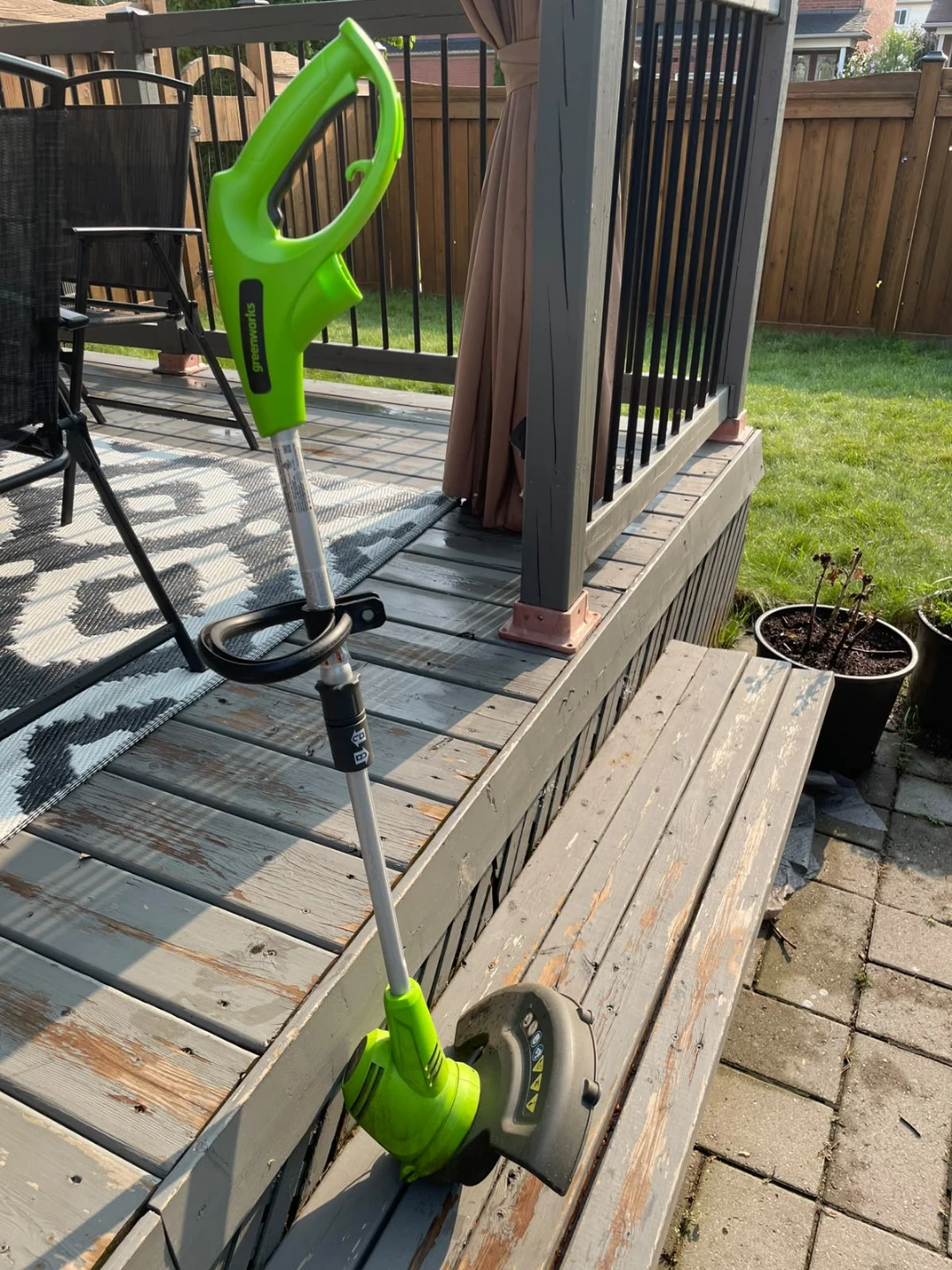 Greenworks Corded String Trimmer - photo 2