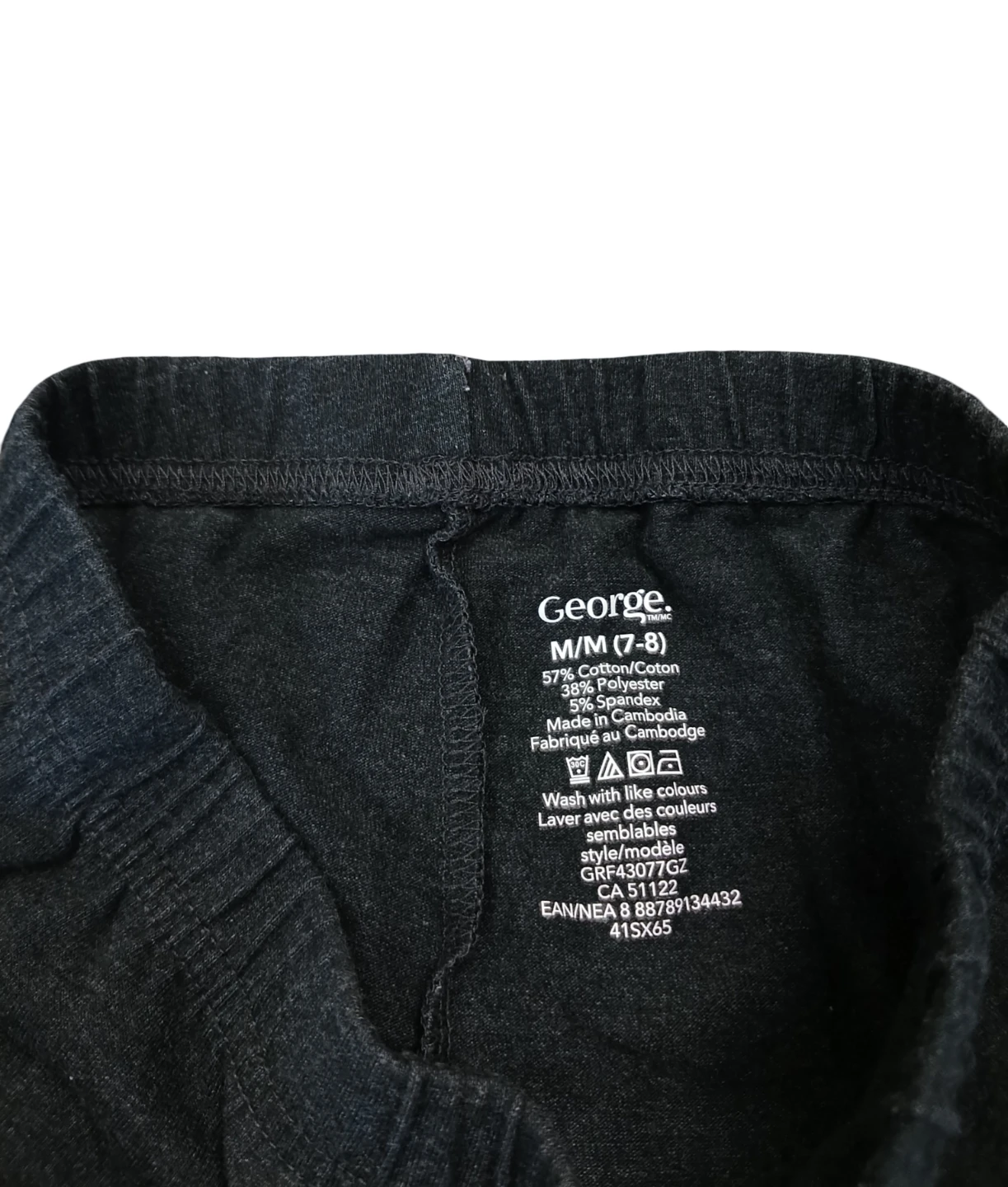George Girls’ Charcoal Grey Heather Leggings - photo 2