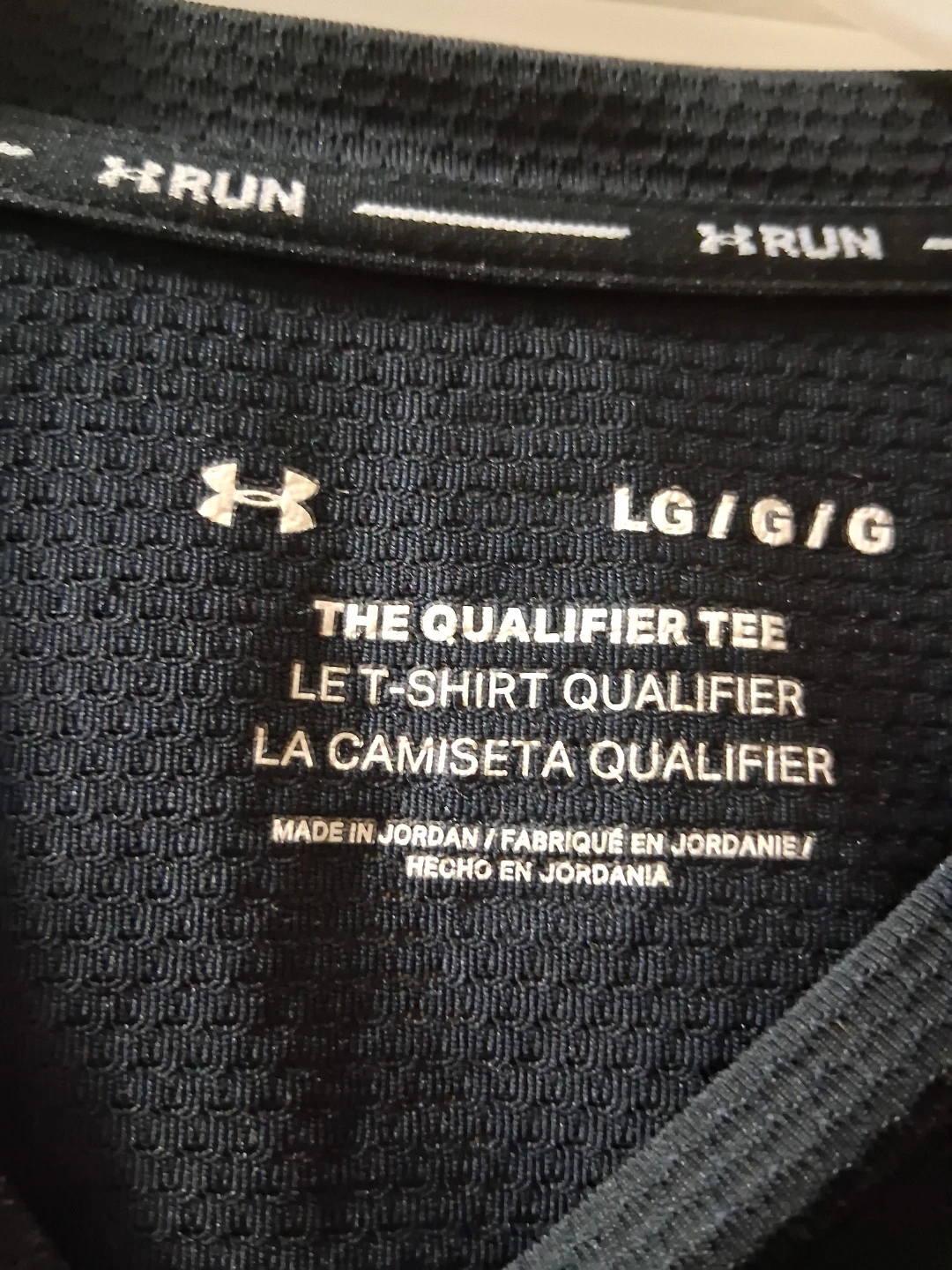 Under Armour Qualifier T-Shirt - Black - Large - photo 2