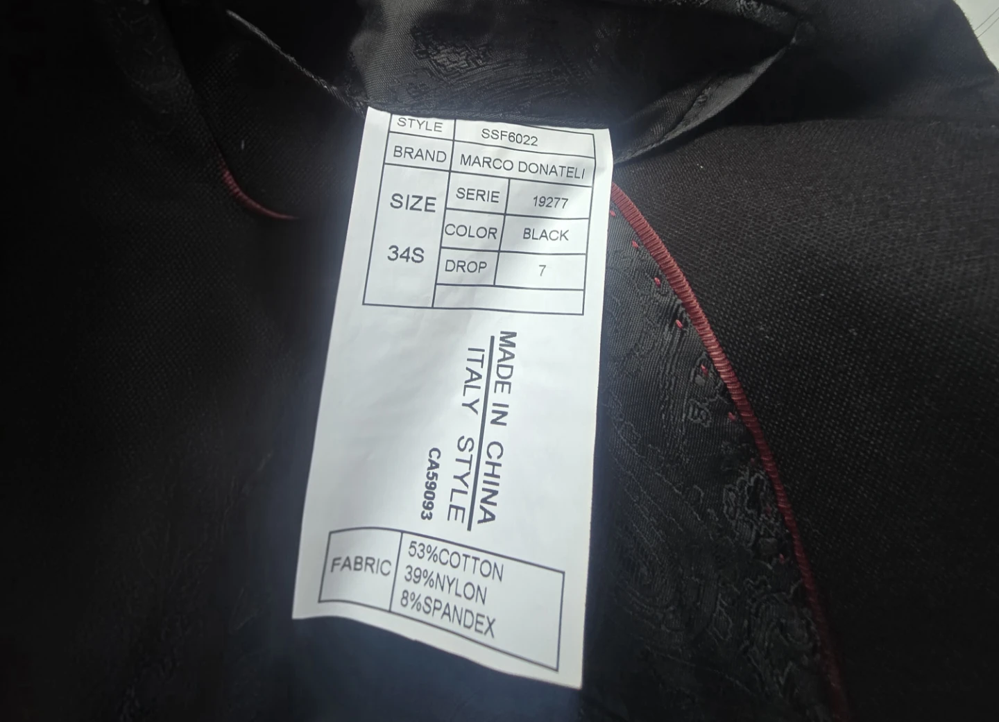 Men's Black Suit - photo 4