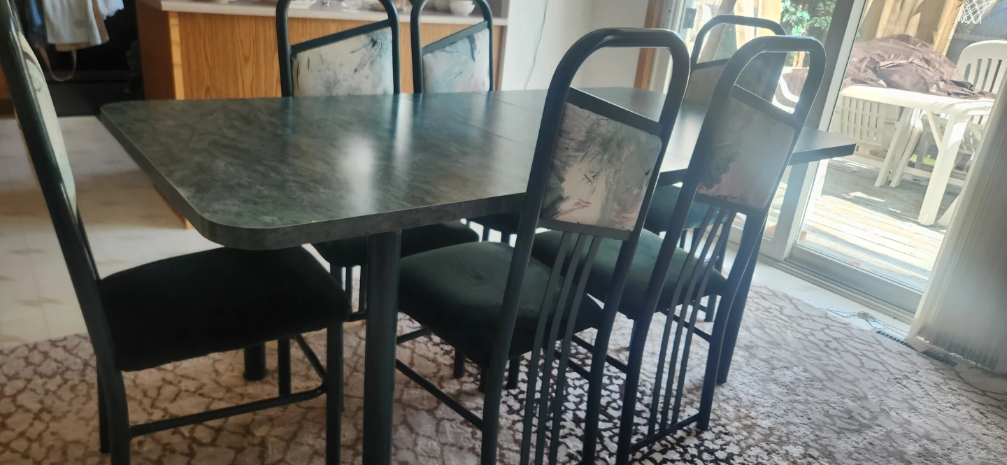 Dining Table Set with 4 Chairs