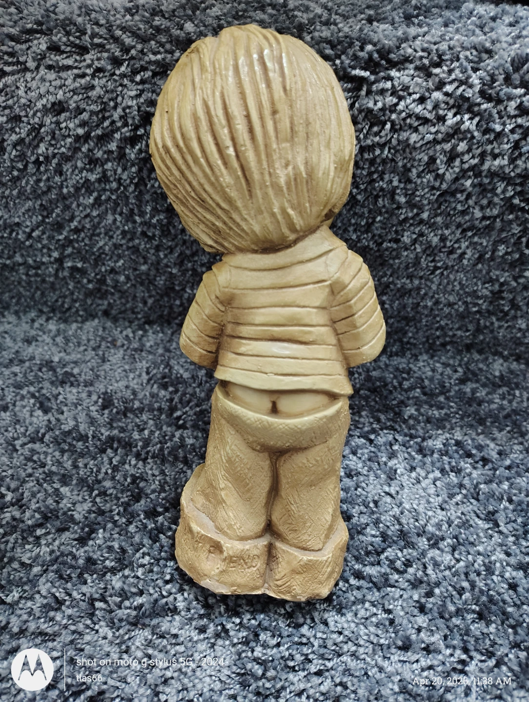 Boy Holding Puppy Figurine - photo 2