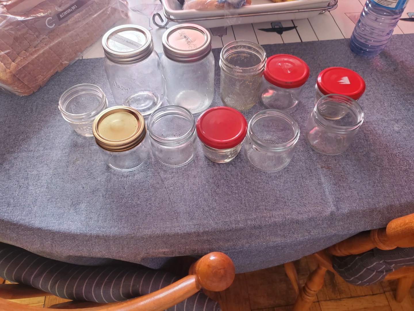 Assorted Glass Jars with Lids