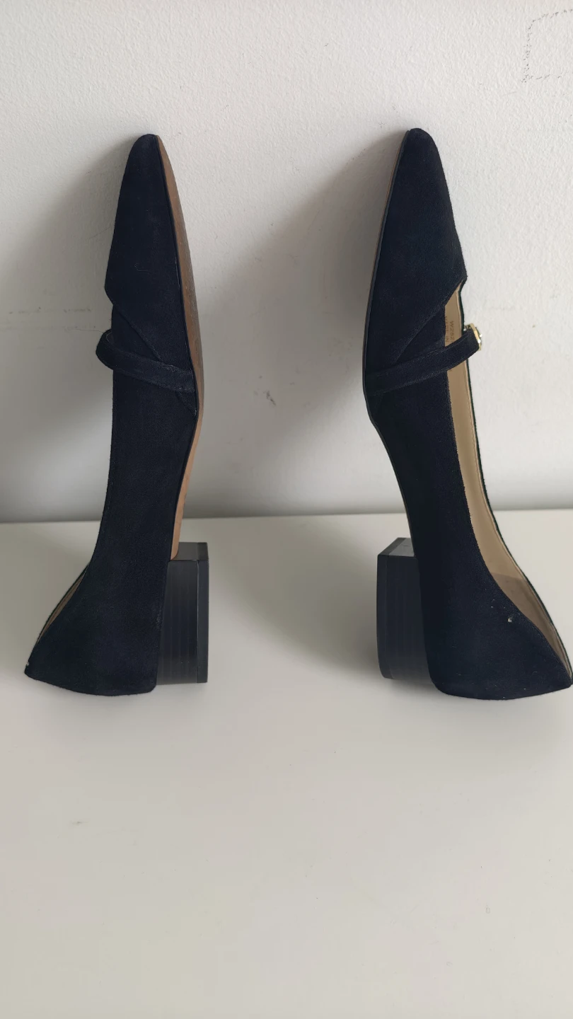 Cole Haan Black Suede Mary Jane Flats - photo 5
