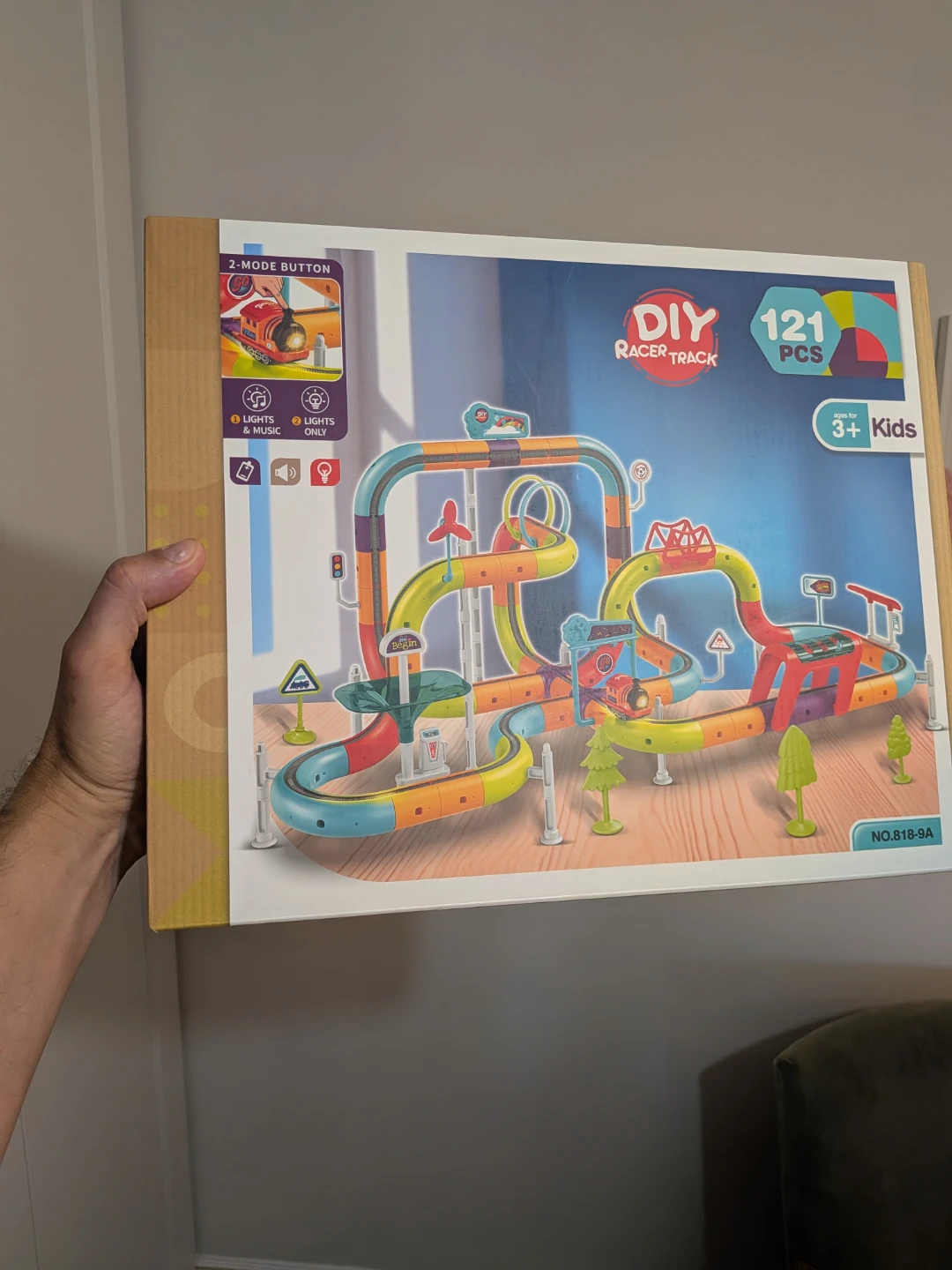 DIY Racer Track 121 Pcs Kids Toy