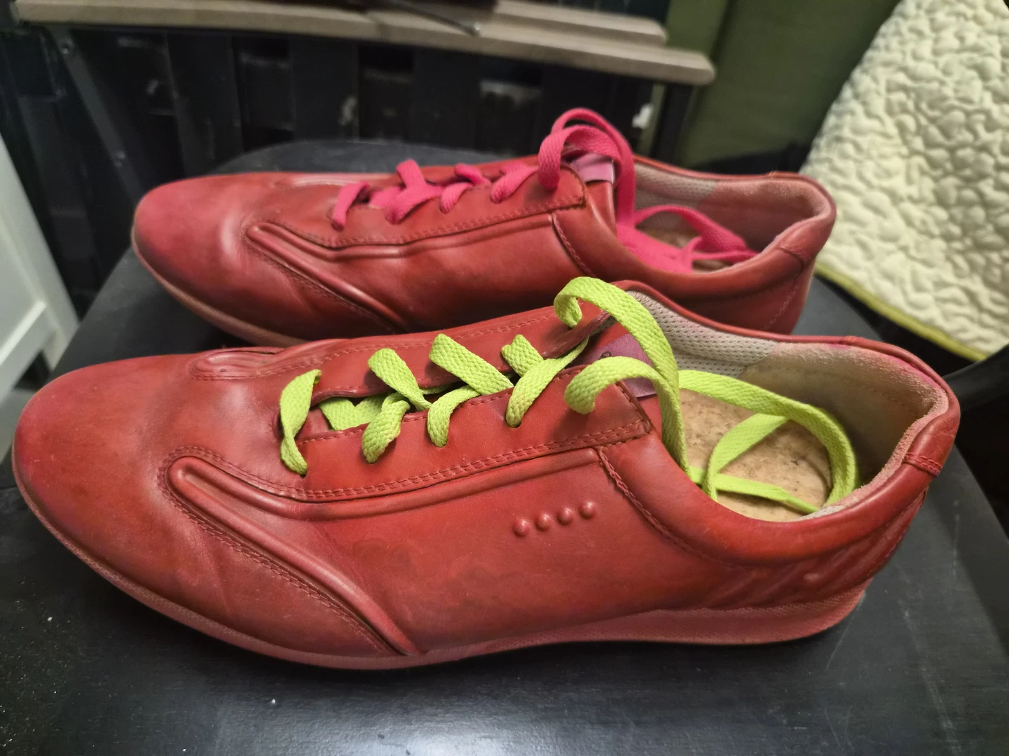 ECCO Red Leather Golf Shoes - photo 2