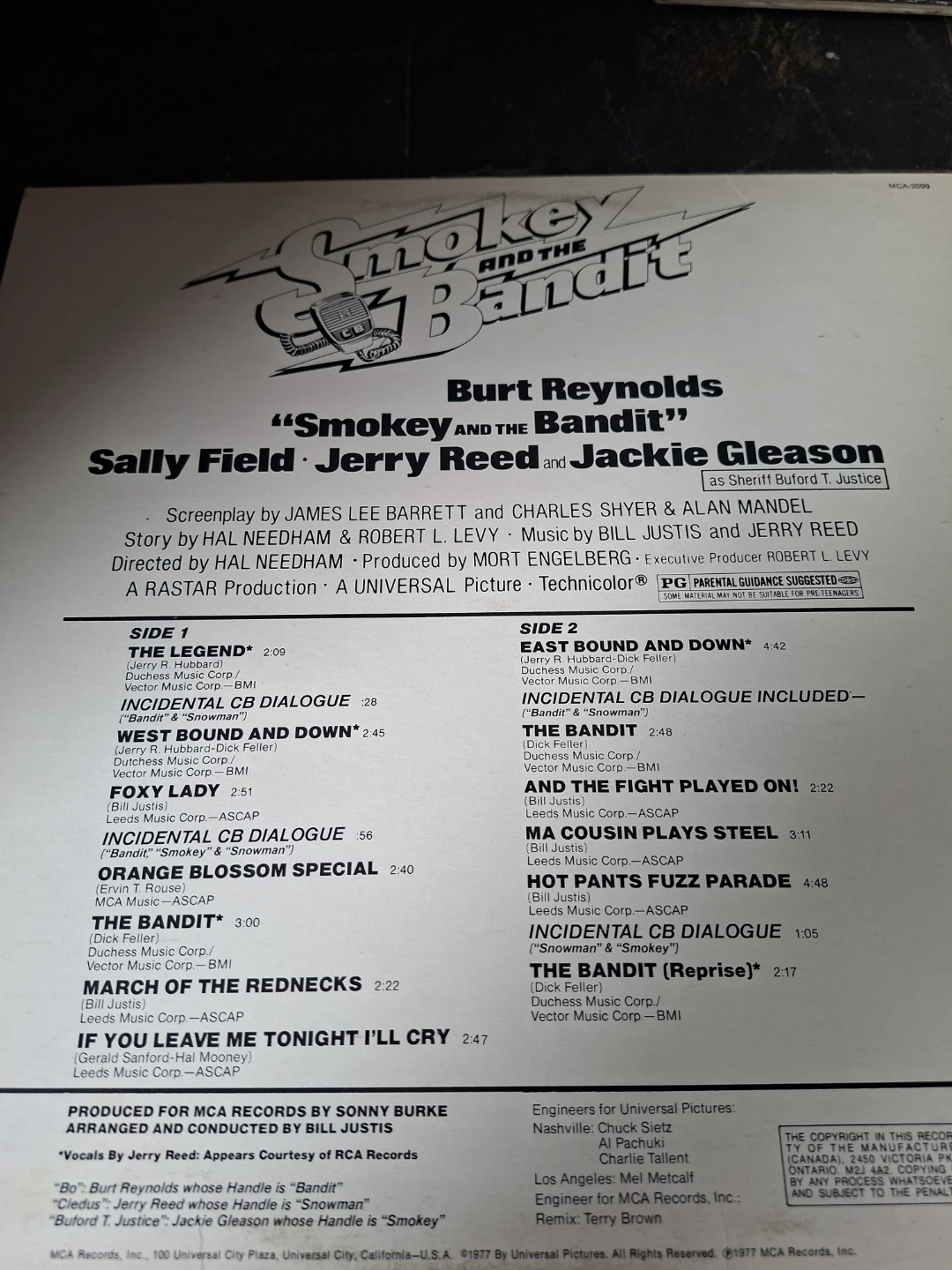Smokey&the Bandit Original Motion Picture Soundtrack - photo 2