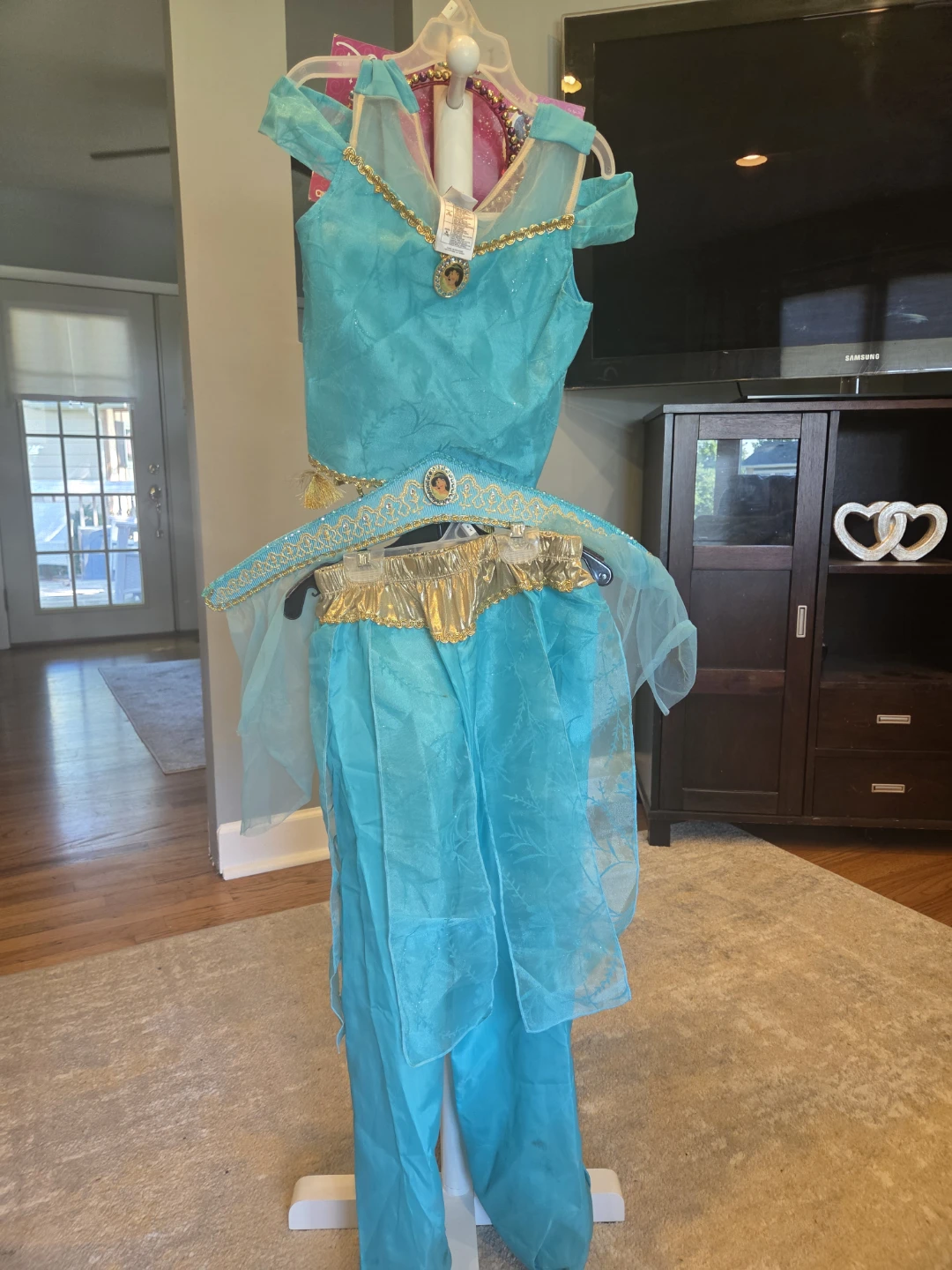 Disney Jasmine & Princess Costume Set - Size M (7/8) - photo 2