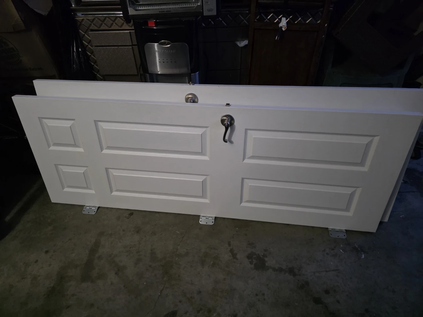 White 5-Panel Interior Doors (2)