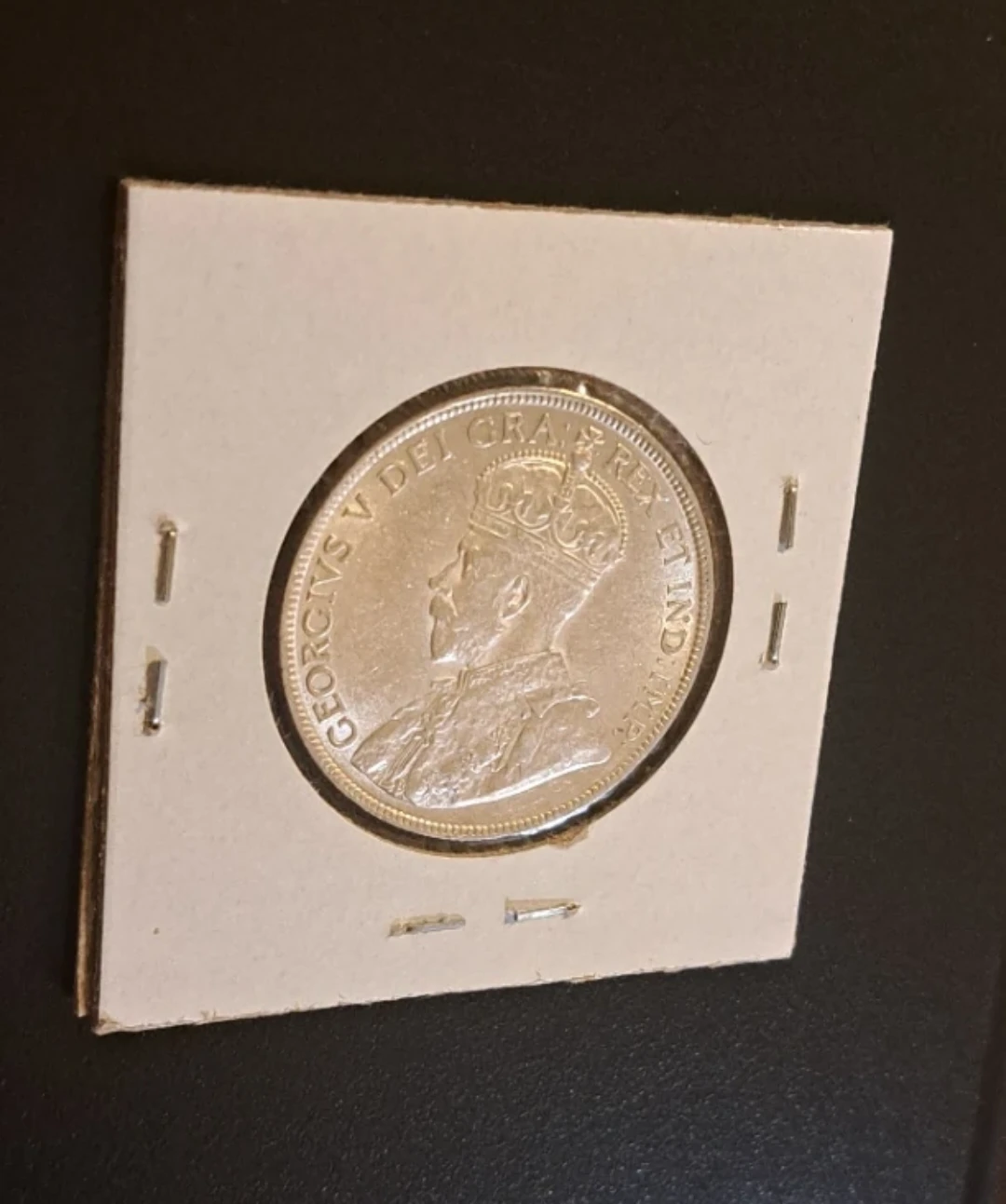 1919C Newfoundland 50 Cents, Silver Coin, AU-UNC!! - photo 5