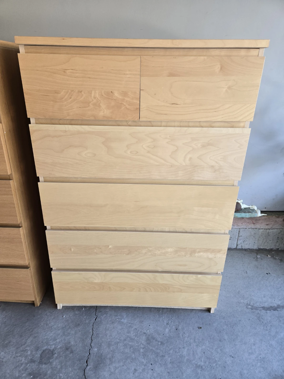 Ikea maple Dresser