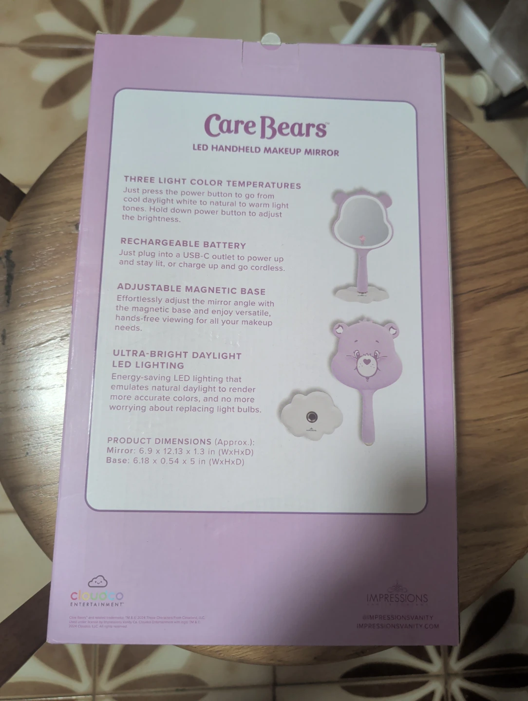 Care Bears Share Bear LED Handheld Makeup Mirror - photo 2