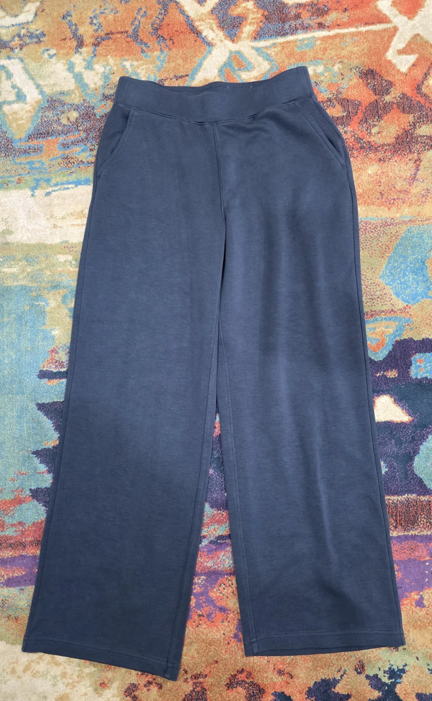 Shambhala Navy Blue Wide Leg Pants Size M