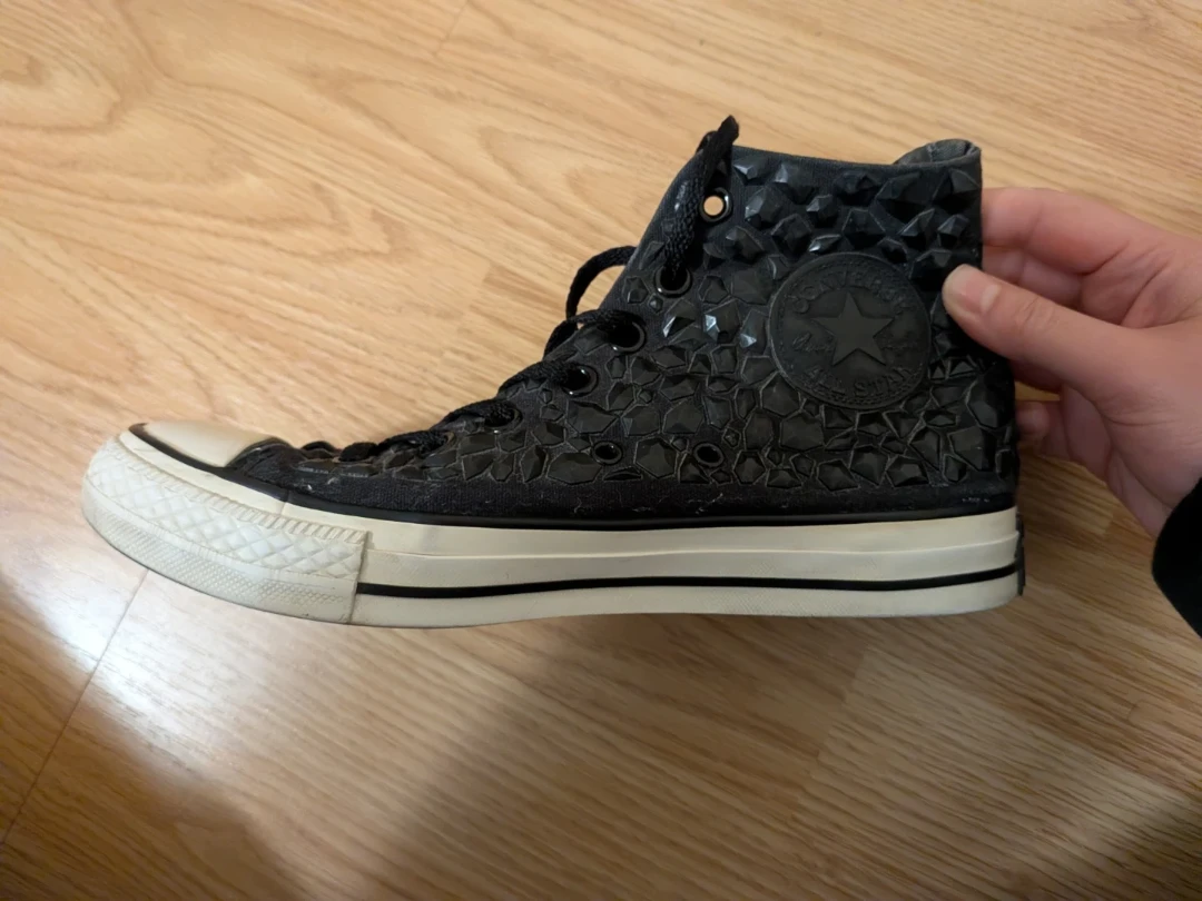 Converse High Top Sneakers with Matte Studs - photo 4