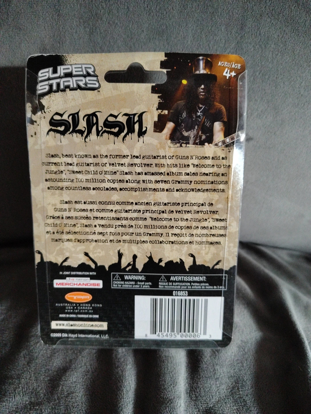 Super Stars Slash Action Figure Series 1 2009 - photo 2