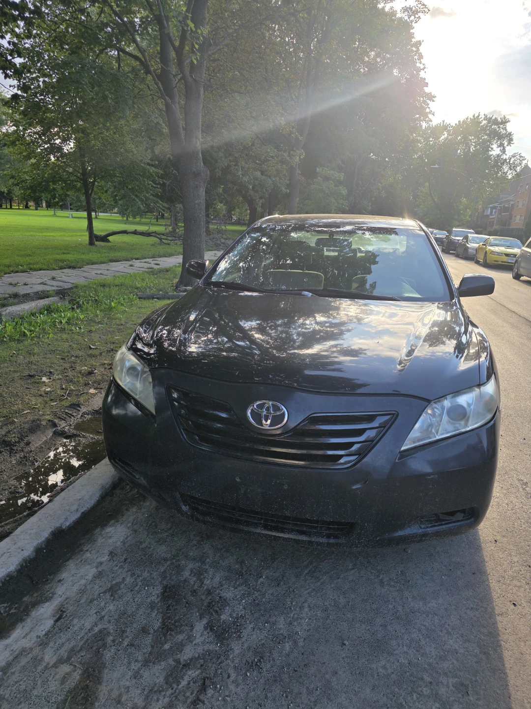 Black Toyota Camry Sedan