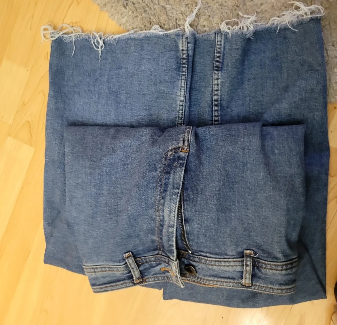 Size 4 -ZARA Wide Leg Denim Jeans - photo 2