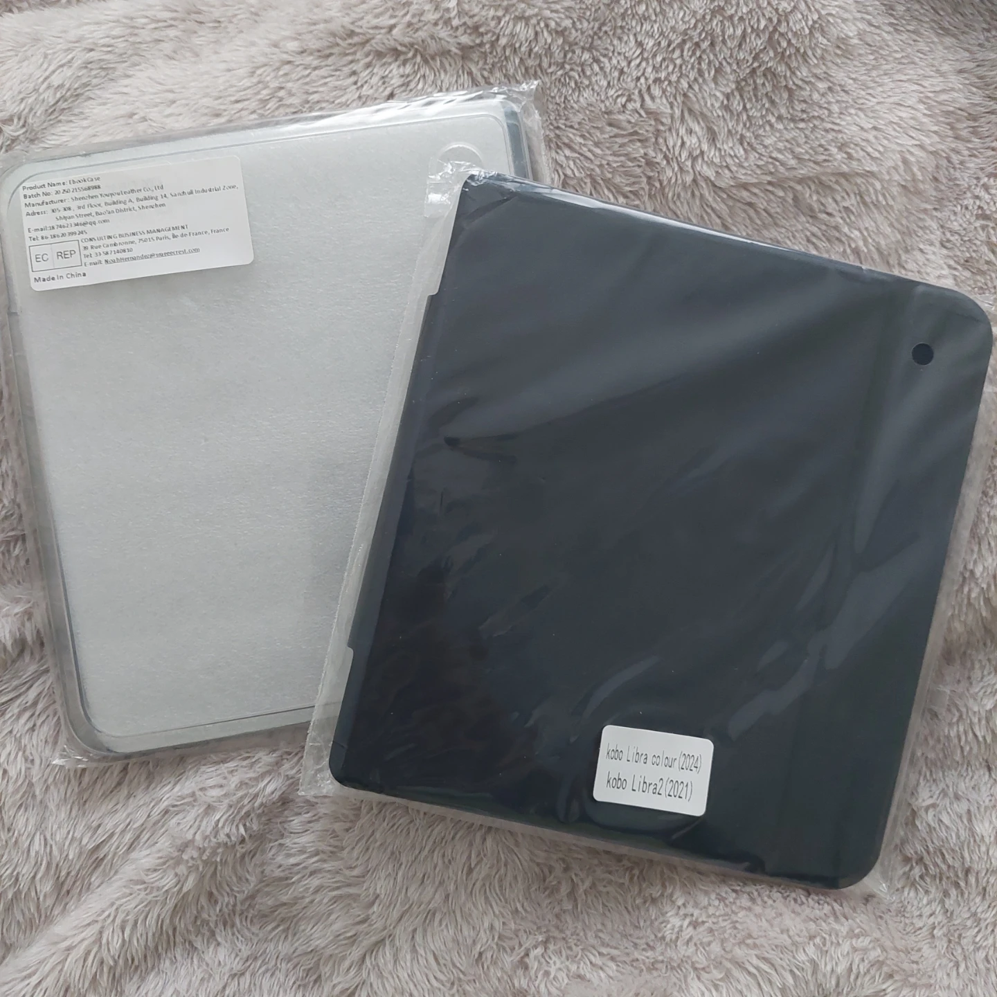 Kobo Libra Colour / Libra 2 ereader transparent flip cover cases