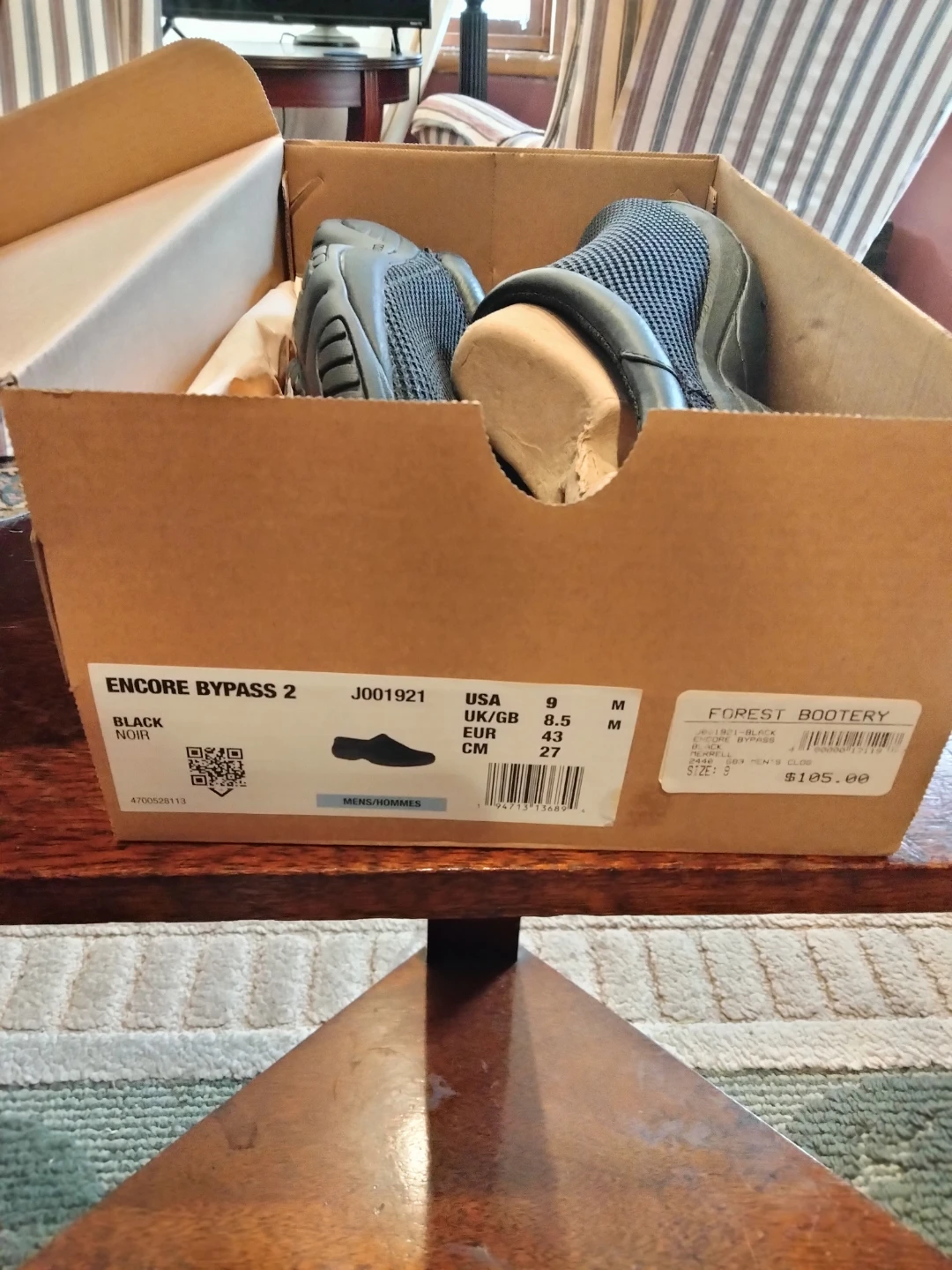 Merrell Encore Bypass 2 Men's Slip-On Clogs Black Size 9