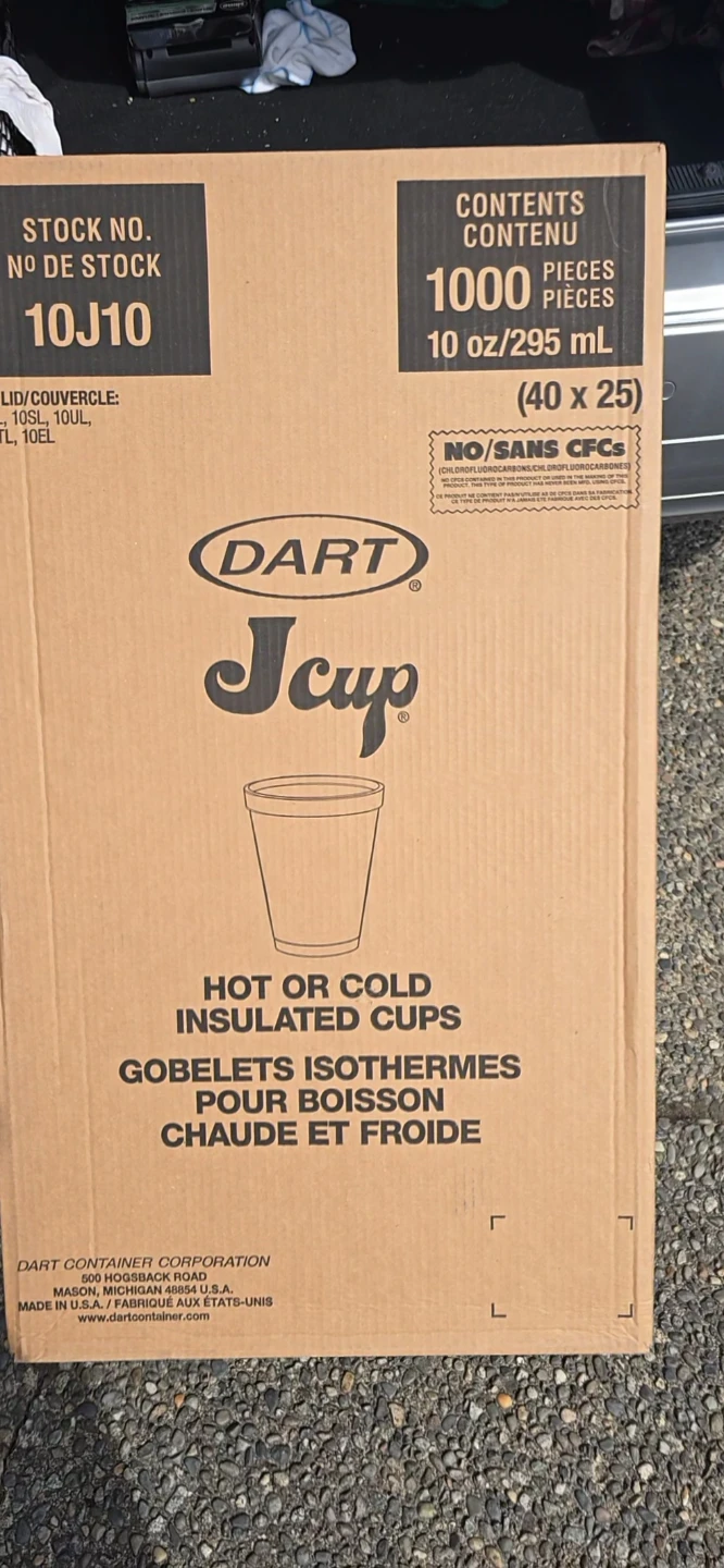 Dart J-Cup 10 oz Insulated Cups (1000 Pieces) - photo 2