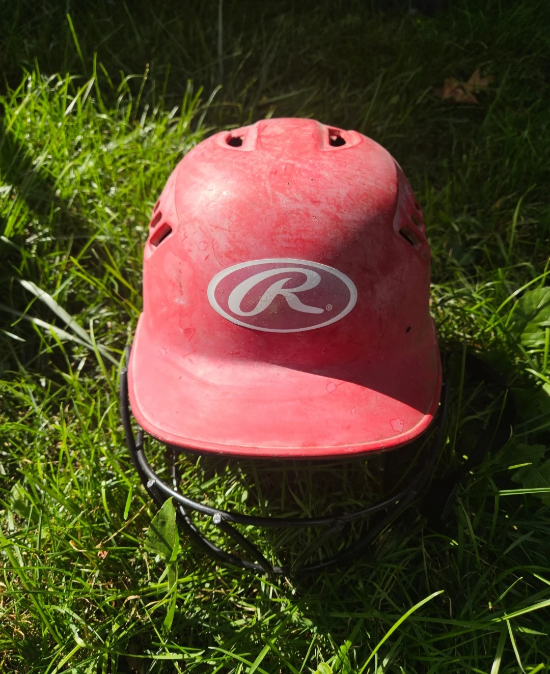 Rawlings Red Baseball Helmet with Face Guard - photo 3