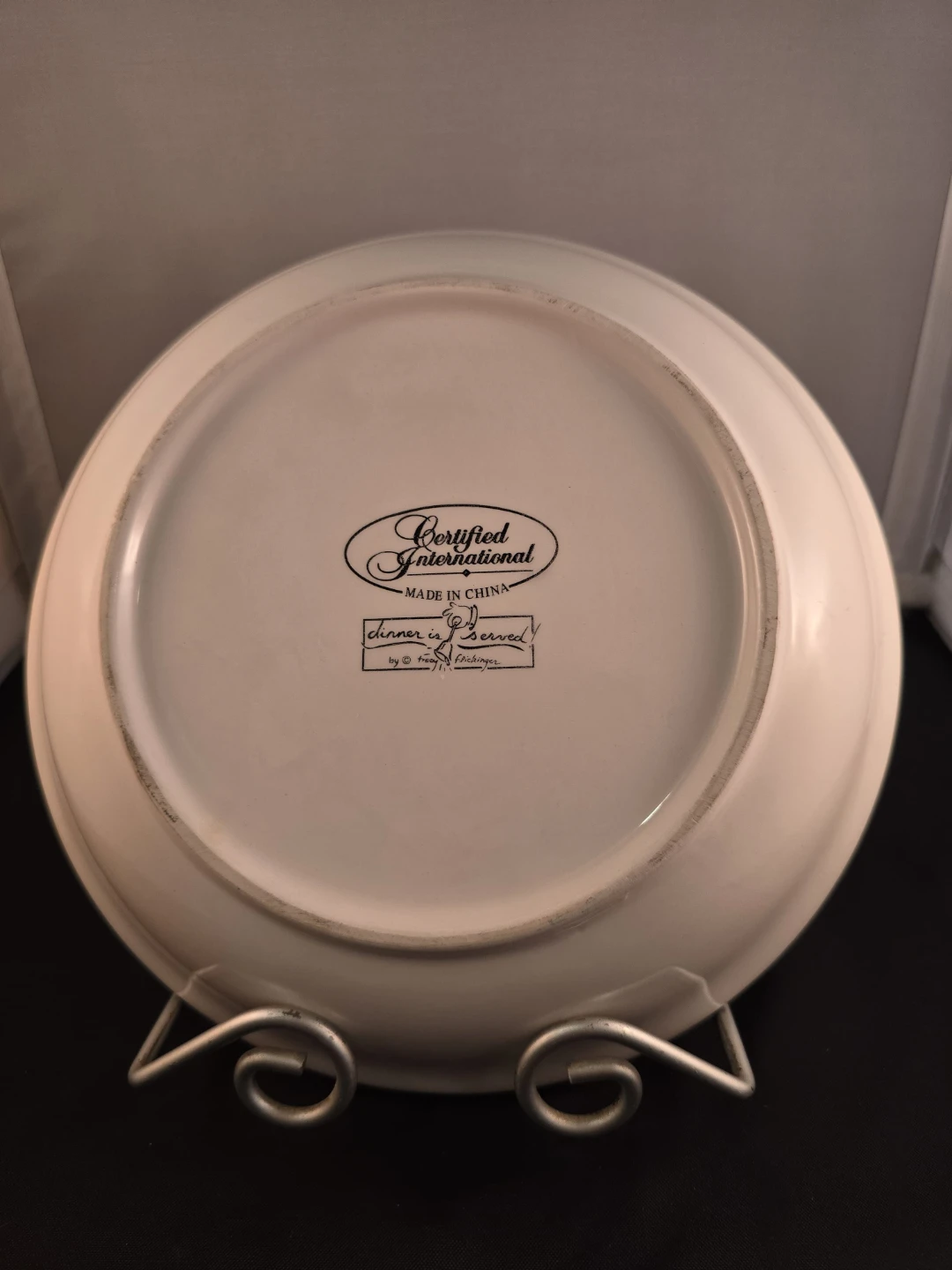 Certified International "Dinner is Served" Chef Plate - photo 4