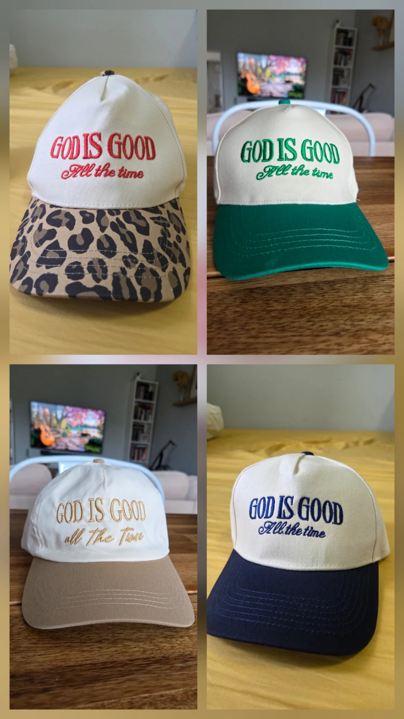 "God Is Good" Two-Tone Hat – Unisex *new