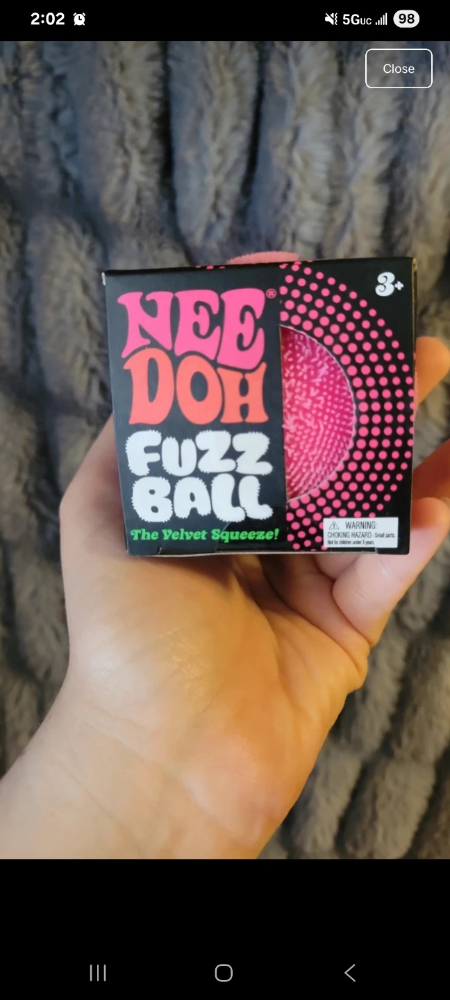 Nee Doh Fuzz Ball "The Velvet Squeeze"