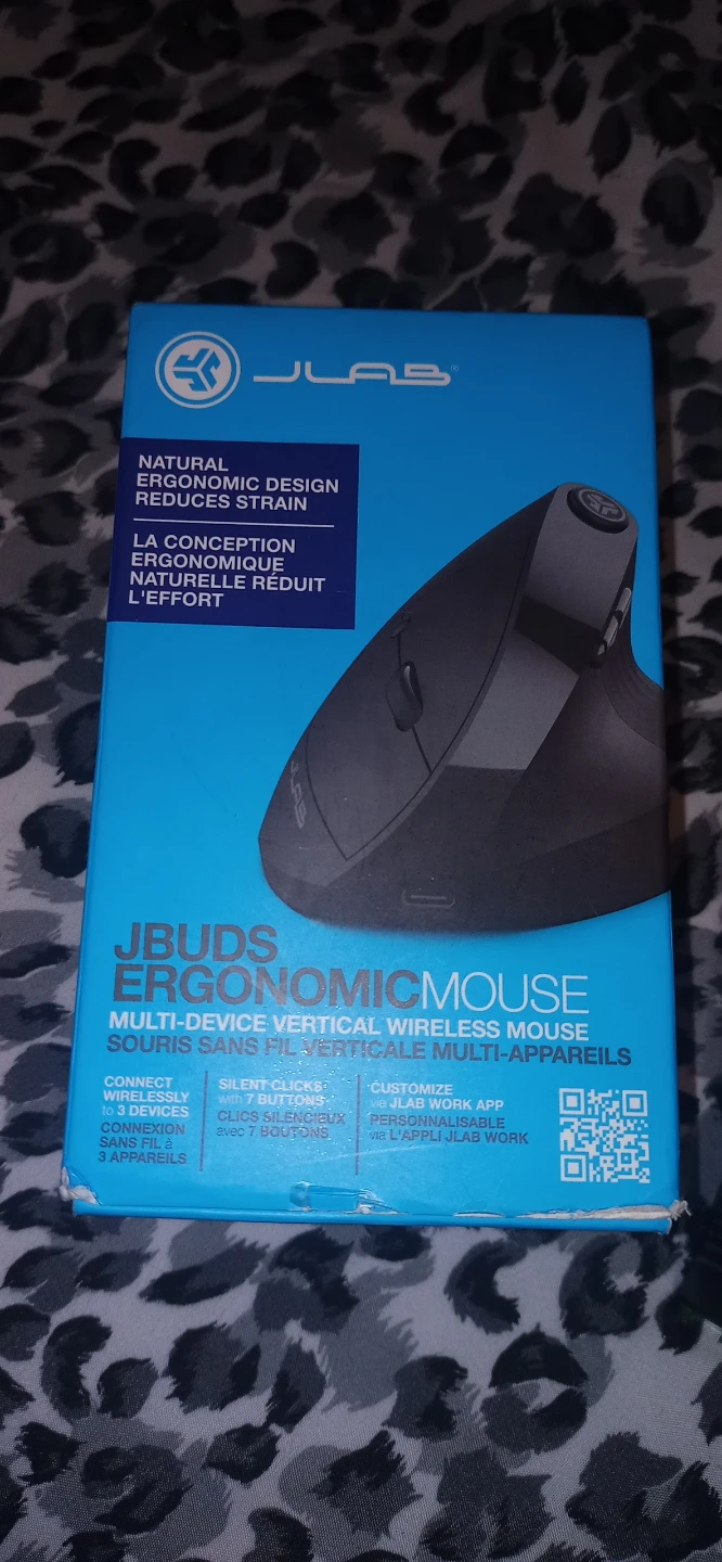 JLab JBuds Ergonomic Vertical Wireless Mouse