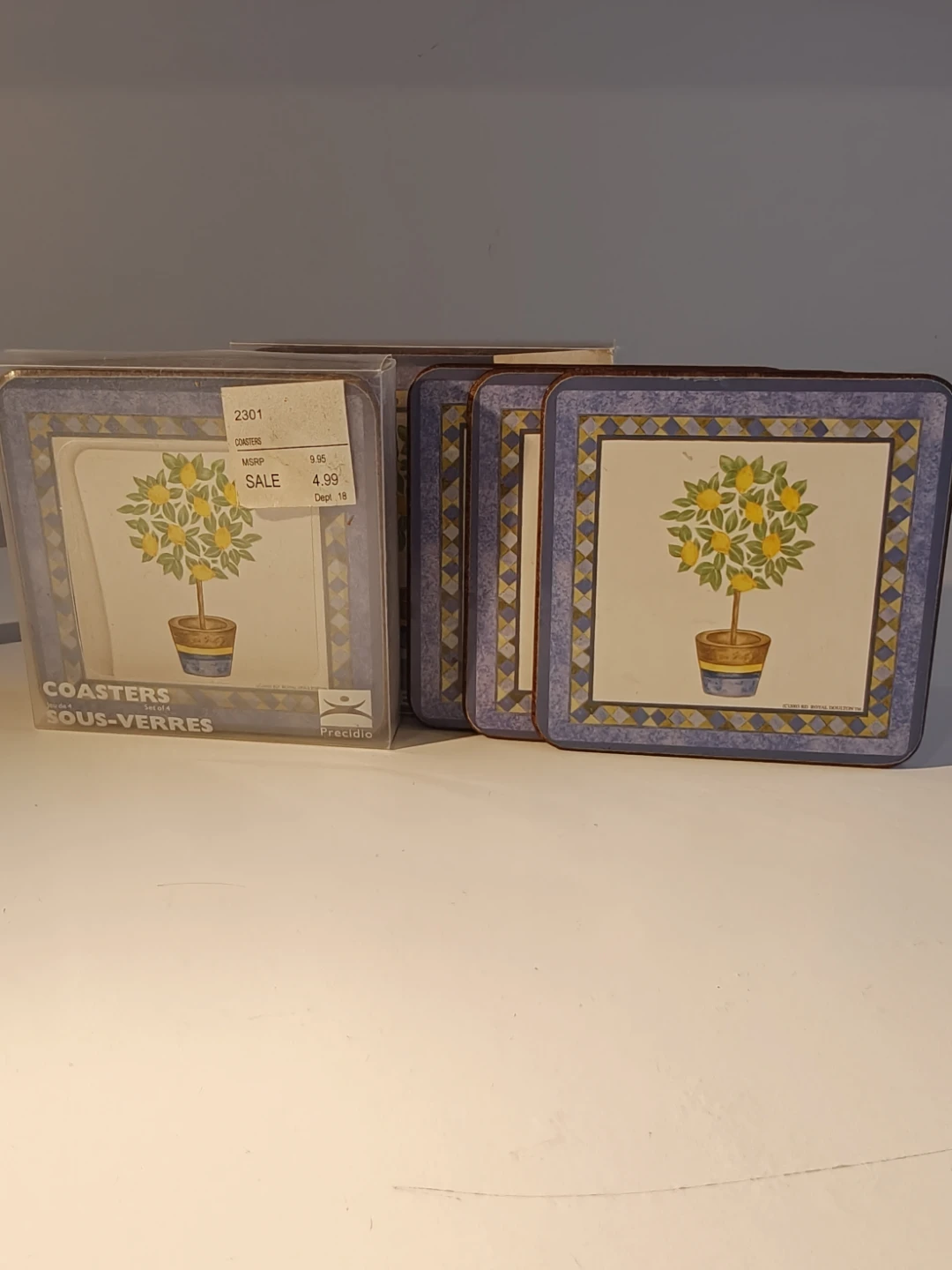 Precidio Coasters Set of 4