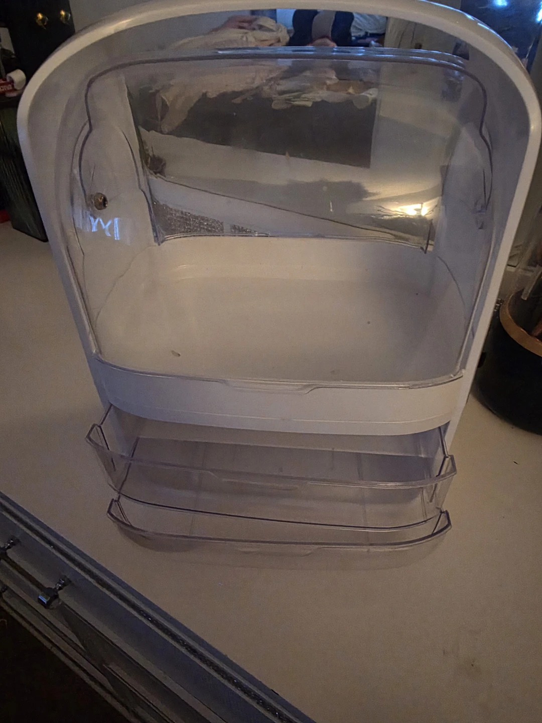 White Cosmetic Organizer with Drawers