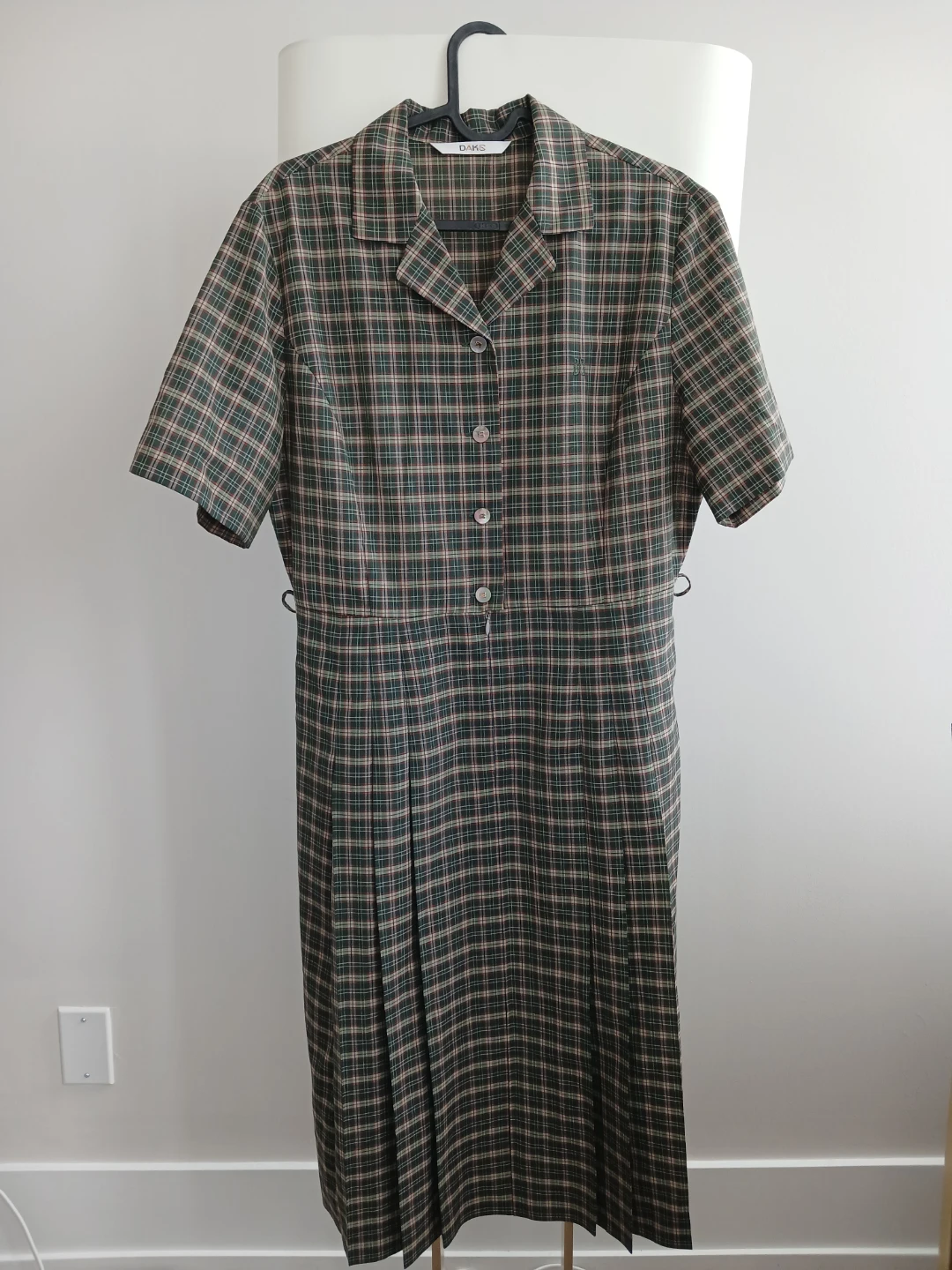 DAKS.Tapestry Plaid Midi Dress - photo 3