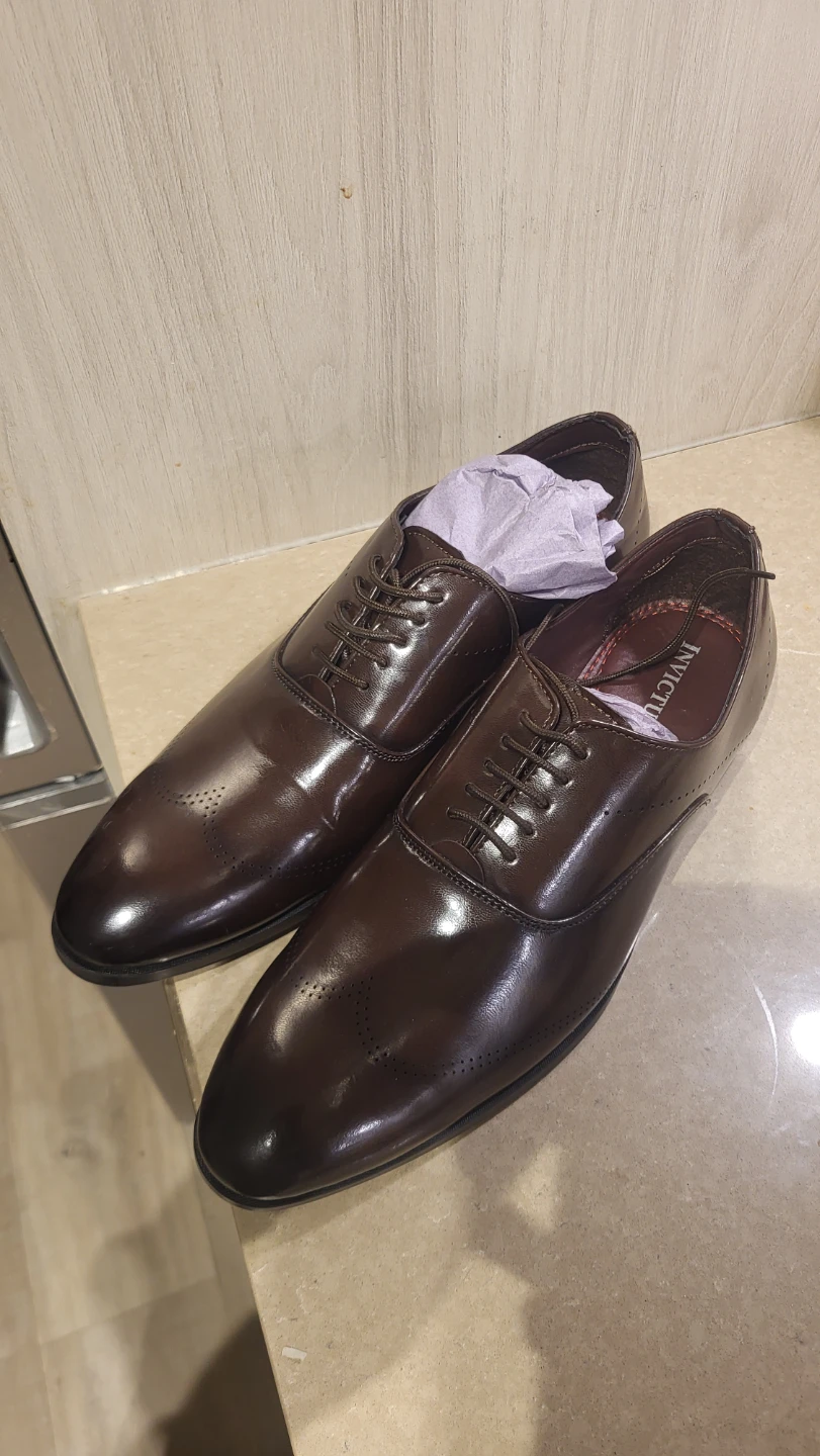 Invictus Brown Dress Shoes – UK Size 11