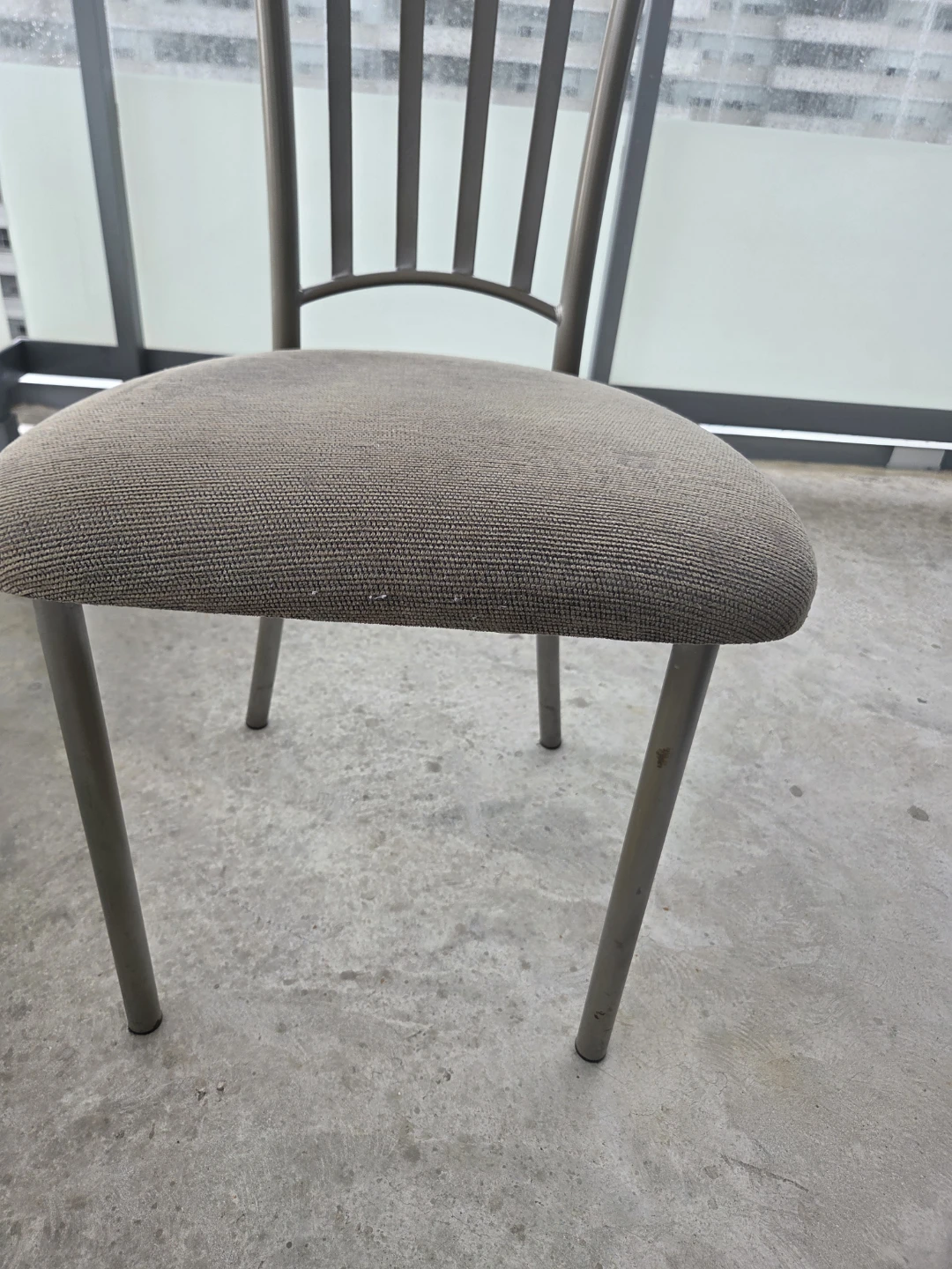 Upholstered Dining Chair with Wooden Back - photo 3
