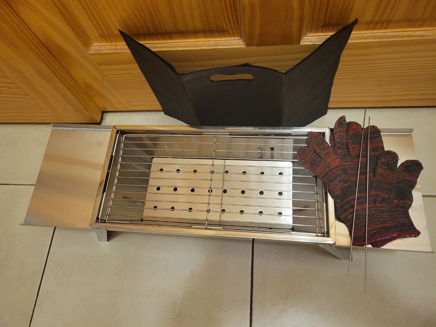 Brand NEW Portable Stainless Steel Grill - photo 2