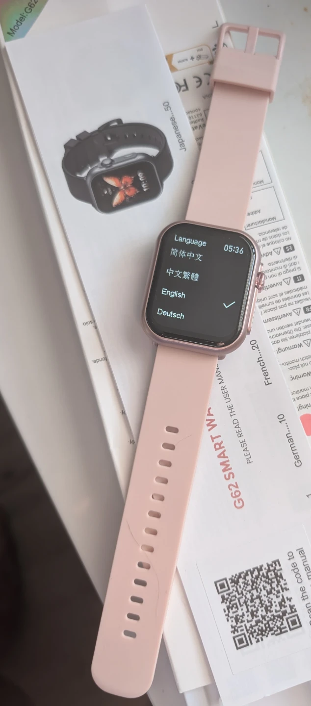 G62 Smart Watch with Pink Strap - photo 2