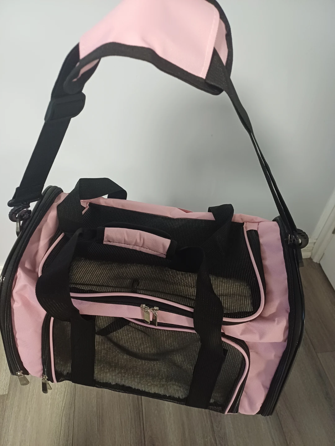 Pink Soft-Sided Pet Carrier