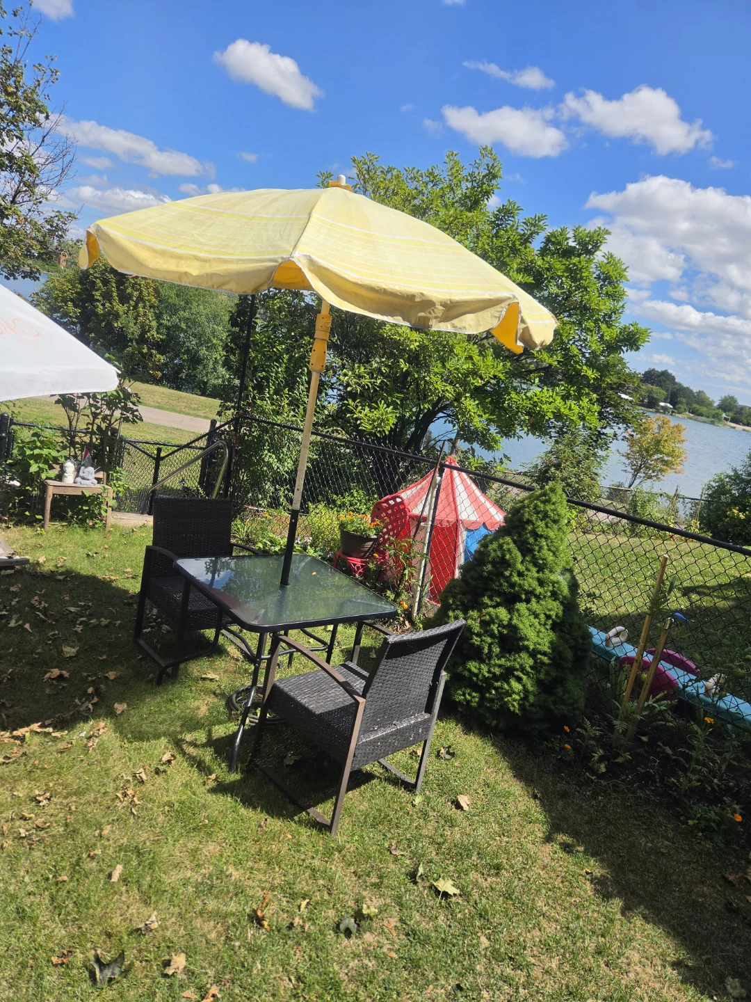Patio Set with Table and Two Chairs - photo 2