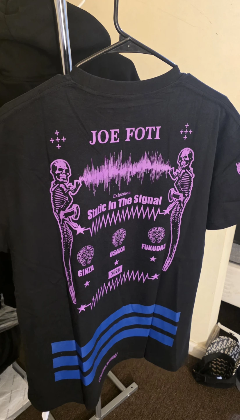 Chrome Hearts x Joe Foti Static In The Signal T-Shirt - photo 2