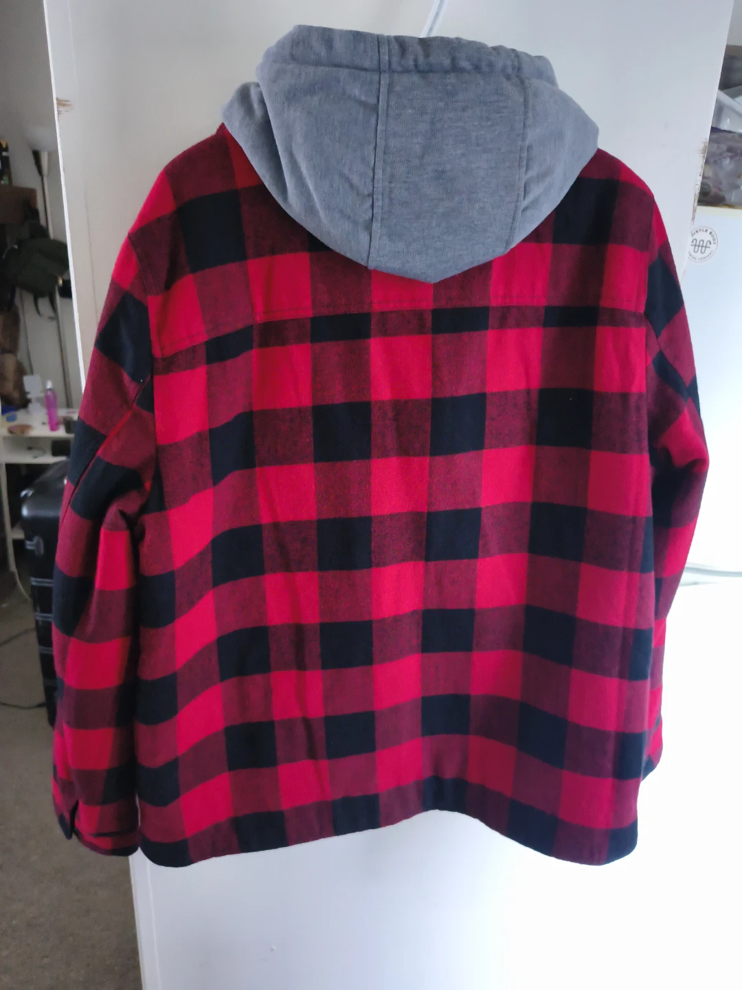 Levi Strauss & Co. Flannel Sherpa Lined Hooded Shirt Jacket - photo 3
