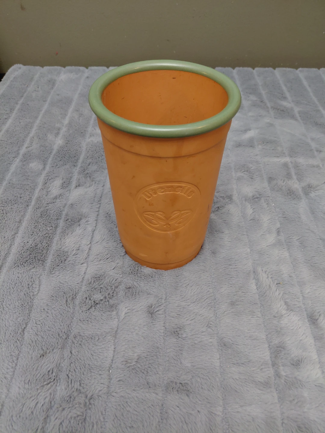 Kitchen Utensil Holder Pot Terra Cotta